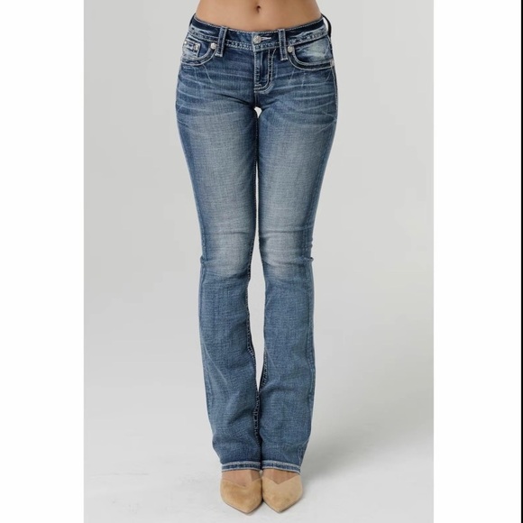 Miss Me Light Blue Flare Jeans - Picture 5 of 5